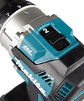 Brushless 18V Cordless Drill Driver With 13Mm Keyless Chuck And Dual Speed Gearing showing gear selector and branding detail.