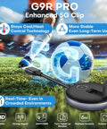 Wireless HDMI Transmitter Kit With Dual Receivers For Multi TV Streaming At 165 Feet Five Gigahertz And Two Point Four Gigahertz 60Hz Plug And Play Extender No Lag From Laptop Or PC Home Theater And Office Presentations with soccer background advertising features like heat control.