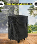 Heavy Duty Waterproof Table Saw Cover Built Like A Tank For Job Sites And Home Workshops Insanely Durable Oxford Fabric on display outdoors.