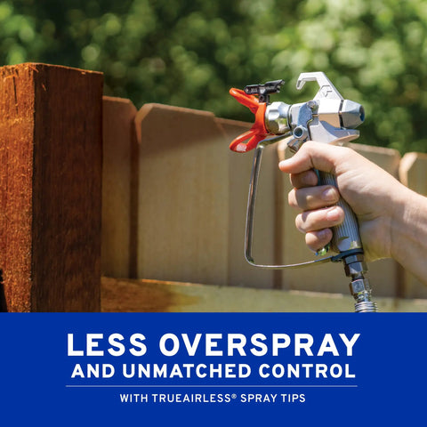 Heavy Duty Cart Paint Sprayer With Full Control Flow And RAC IV Switchtip for precise painting control on wooden surfaces.