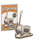 DIY Wooden Guitar Kit 3D Puzzle Craft Build Your Own Electric Guitar Model with amplifier model