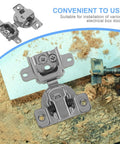 Concealed Cabinet Hinges With Soft Close Inset Folding Box Hinges And Adjustable Hydraulic in woodworking setting