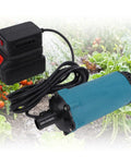 Heavy Duty 21V Cordless Submersible Sump Pump For Basement Floods And Garden Drains Delivers A Freakin Smooth 120L Per Hour Flow Rate with battery for gardening.