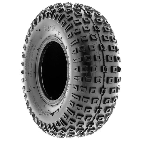 Pair Of 2 A011 XC Sport 145/70-6 ATV Go Kart Knobby Tubeless Tires 6 PR All Terrain Off Road Performance For Mud Sand Rocks