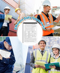Twenty Pack 5.5 by 8.5 Inch Vehicle Inspection Report Books With 31 Sets Per Book 2 Ply Carbonless Yellow Copy Daily Pre Trip DVIR Forms For Fleet Inspections 310 Total Forms in use
