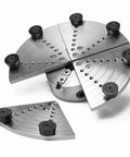 10 Inch Flat Jaws For CK100 Series Chuck Woodturning Lathe Mount Plug And Play With Harbor Freight Bauer 23222A-B, Vicmarc VM100
