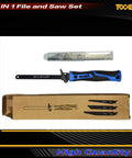 8-In-1 Adjustable Hand Saw With Quick Change Blades For Cutting Drywall Sheetrock Wood Metal Plastic And Plywood