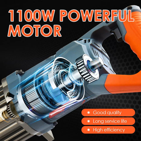 Centalla 5/8 Inch Electric Hydraulic Rebar Bender 1100W Pure Copper Motor with high efficiency design and orange handle