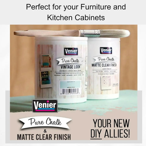 Matte Clear Top Coat Sealer For Metal And Wood Furniture, Water Based Acrylic Protective Paint, 33.81 Fl Oz, Easy To Brush On