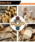 Ultimate 11-Piece Wood Carving Disc Set for 4 or 4.5 Inch Angle Grinders, Featuring grinding wheels, chainsaw disc, woodworking tools
