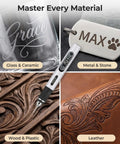 USB Rechargeable Mini Engraving Pen Cordless Rotary Tool with 54 Accessories, etching on glass, metal, leather, wood.