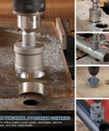 Heavy Duty Tungsten Carbide Hole Saw Kit 18 Piece Set For Metal Stainless Steel Wood Iron Plastic with clean cuts