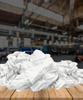 Heavy Duty Recycled White T Shirt Cleaning Rags 10 Lbs Bag Bulk Multipurpose Shop Towels For Oil Grease Paint Stain Cleanup And Auto Detailing Ultra Absorbent And Fast Dry