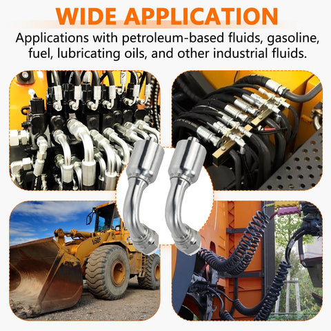 1/2-inch hydraulic fittings kit for wide application in industrial equipment