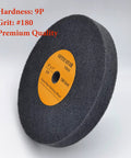 Heavy Duty Eight Inch Nylon Deburring Wheel Nine Piece Set For Bench Grinder tough nylon polishing wheel for polishing metal.