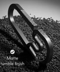 Ultralight Titanium Carabiner Keychain EDC Ready For Everyday Carry And Outdoor Adventures Built Tough For Hiking Camping With Matte Finish