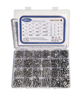 Beefy 304 Stainless Steel Machine Screw Kit 1007 Pcs with nuts, washers, screws in organizer case for DIY projects