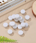 Mini Swivel Base Bearings 100 Pcs For DIY Projects, Rotating Craft Bearings For Windmill Dolls, Hair Clips And Jewelry Making, Ball Bearings For Pro Grade Handmade Art Creations And Craft Projects, white plastic 13x13x7 mm