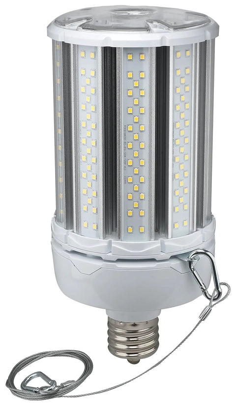 Medium LED HID Replacement Light Bulb With Mogul Extended Base, 120W Equivalent, 5000K Daylight Glow White Finish, Unlensed Glass