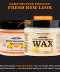 Two In One Wood Care For Cutting Boards And Butcher Block Surfaces With Beeswax And Food Grade Mineral Oil, Made In USA 6 oz bottles