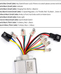 48V 1000W Brushed Motor Controller For Electric Scooters Bicycles And Trikes With Black Battery Connector Terminal