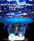 360 Degree Rotating Ocean Night Light Projector for Kids, Jellyfish Lamp with 7 Film Projections creating dreamy ceiling display