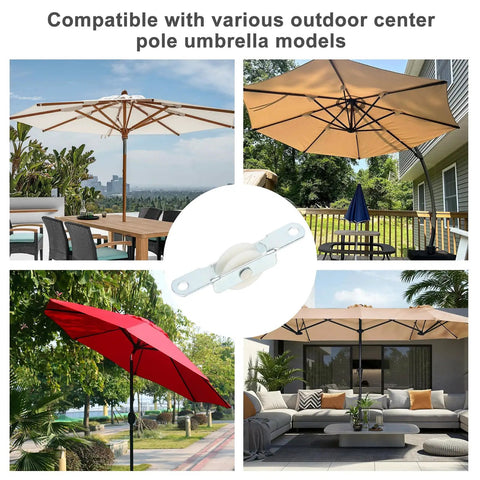 10 Pack Sliding Door Rollers With Premium Nylon Pulley Wheels Complete Replacement Kit For Screen Doors And Patio Closets showing various outdoor umbrellas in different settings.