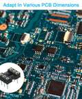 2.54mm Pitch DIP IC Socket Dual Row 6 Pin Round Pins Connector For Electronics DIY Nerds shown on circuit board