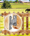 Heavy Duty 304 Stainless Steel Gate Hinges Non Welded One Piece Design Wall Mount Hinges With Five Eighth Inch Pin 600 Pound Capacity