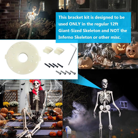 Beef Up Your 12 Foot Giant Skeleton With This Repair Kit Featuring Swivel Arm Plate And Head Bracket product image