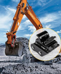 Quick Hitch Excavator Attachment For 0.8-3 Ton Machines, 90mm Span And 25mm Pin Hole on construction site