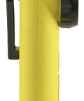 Side view of yellow Beefy Survivor 90513 175 Lumen Rechargeable Firefighter Right Angle Flashlight With AC DC Charging