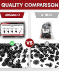 Nissan And Infiniti Push Retainer Clips Kit 121Pcs With Removal Tool quality comparison with other brands