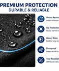 Close-up of No Sweat Heavy Duty EV Charger Cover compatible with Lectron V Box Pro showing water resistance and durability.
