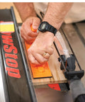 Must Have Power Tool Safety Set For Woodworking With Foam Grip Push Blocks 16 Inch Dual Handle Push Block on Table Saw