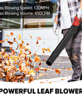 Weed Wacker And Leaf Blower Combo No Battery Included Compatible With 18V Battery Systems for efficient leaf cleanup