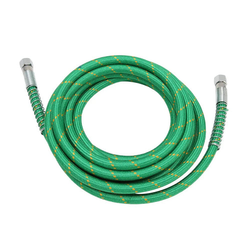 Coiled 5M Silicone Rubber Steam Hose For Ironing And Dryers Heavy Duty High Temp Steam Tubing Medium Pressure 0.5 MPa Green Hose