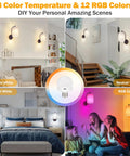 MATAMEYE Battery Operated Wall Sconce Set of 2, Dark Chocolate Wall Light displayed in various settings and color temperatures.