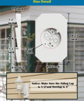 Hella Heavy Duty Wall Mount Block For Vinyl Siding With Built In Electrical Box And Paint Ready White Shell Super Easy Install size detail.