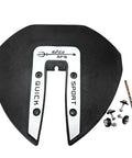 Whale Tail Hydrofoil Stabilizer For Small Outboards 40 To 350 HP Silver Finish with drill bit and screws included