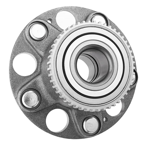 Front view of Rear Wheel Bearing Hub Assembly Pair With ABS For Acura TL 2004-2008 And Honda Accord 2003-2007 Gas Models Not Hybrid