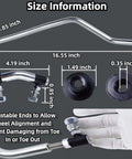 Adjustable Steering Drag Link Kit For Craftsman Lawn Tractors Replacement Left And Right Sides With Pivot Link And Sector Gear Dust Cap Durable OEM Style Parts Fits 532436884 532436885 And Similar Models, 16.55-inch metal rod