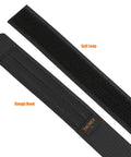 Buckleless Elastic Belt For Men And Women, One And Three Eighths Inch Adventure Stretch Nylon Web Belt With Hook And Loop Closure, No Metal