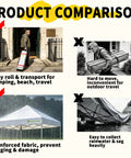 Product comparison of 10x10 Pop Up Canopy Tent With Wheeled Bag Instant Setup No Fuss Waterproof Outdoor Shade Shelter