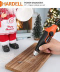 Compact 24W Engraving Pen Delivers Badass Performance At Five Speeds Includes Three Hella Durable Tungsten Carbide Bits For Crisp Etching On Metals Stone Glass And Wood Boasts A Cushioned Grip Handle Straight Out Of Box Ready, engraving on wood.