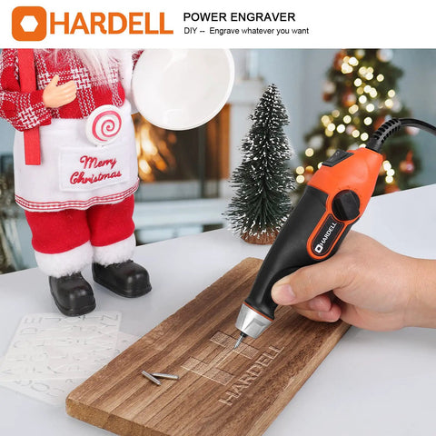Compact 24W Engraving Pen Delivers Badass Performance At Five Speeds Includes Three Hella Durable Tungsten Carbide Bits For Crisp Etching On Metals Stone Glass And Wood Boasts A Cushioned Grip Handle Straight Out Of Box Ready, engraving on wood.