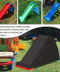 Outdoor Slide Cover Protective Sleeve Windproof Shield with Weather Resistant Fabric Two Point Fix on playground slide