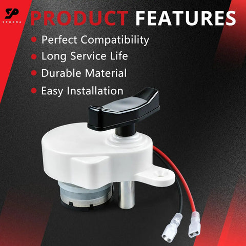 Replacement Silent RV Roof Vent Motor for K6010 Series K6010-81, K6010-80 and K6010-05, product features display