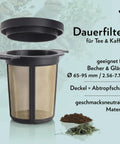 Reusable Stainless Steel Coffee And Tea Infusing Mesh Brewing Basket Medium Black Brew Nerd Approved For Easy Pour