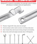 Universal tool compatibility for Wrench Extender Tool Set With 15 Inch Bar And Adapter Heavy Duty Forged Steel 2 Piece Design